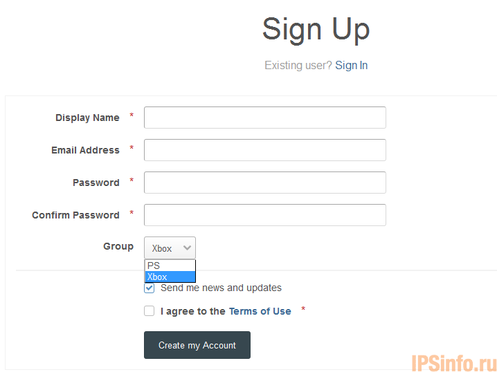 User Groups in Registration Screen & Account Settings