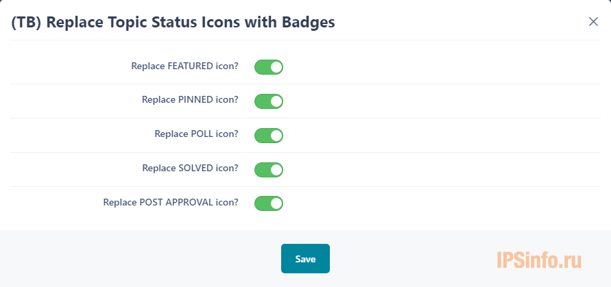 (TB) Replace Topic Status Icons with Badges